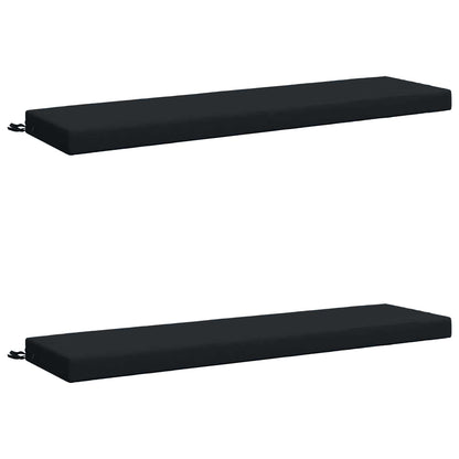 vidaXL 2-Piece Bench Cushions SOEST 2 pcs 100% Polyester Dark Blue