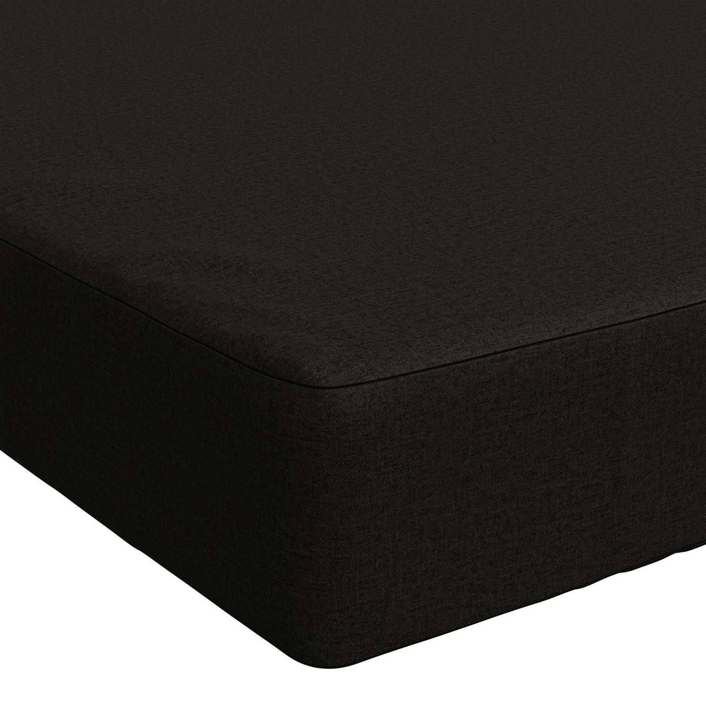vidaXL Bench Cushion SOEST 100% Polyester Black 160 x 40 x 8 cm