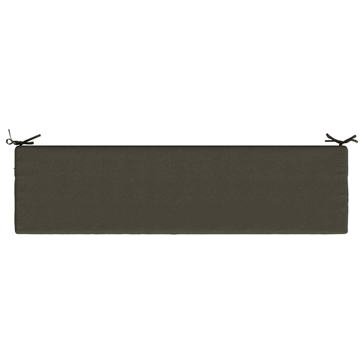 vidaXL Bench Cushion SOEST 100% Polyester Anthracite 160 x 40 x 8 cm