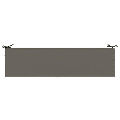 vidaXL 2-Piece Bench Cushions SOEST 2 pcs 100% Polyester Grey