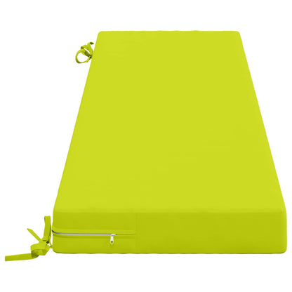 vidaXL 2-Piece Bench Cushions SOEST 2 pcs 100% Polyester Bright Green