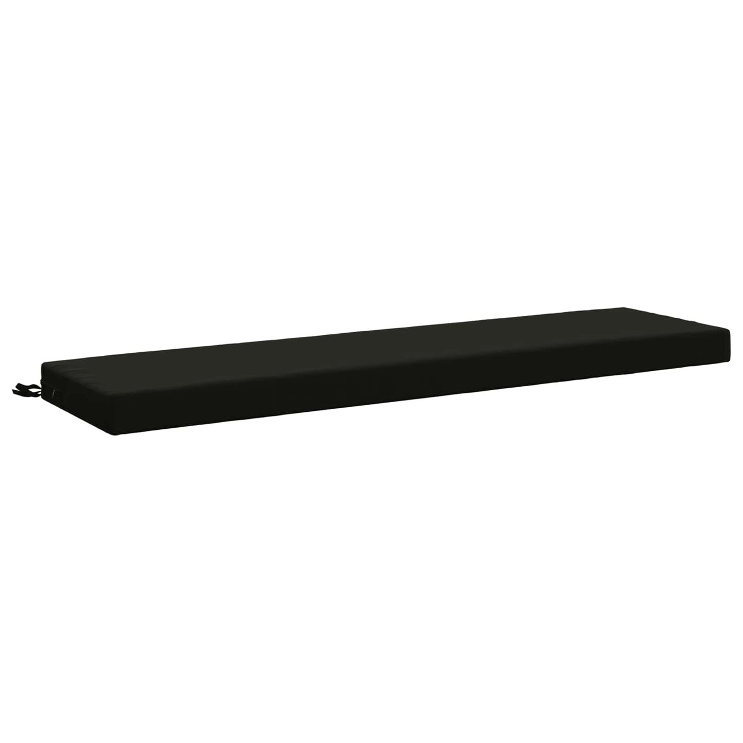 vidaXL 2-Piece Bench Cushions SOEST 2 pcs 100% Polyester Black