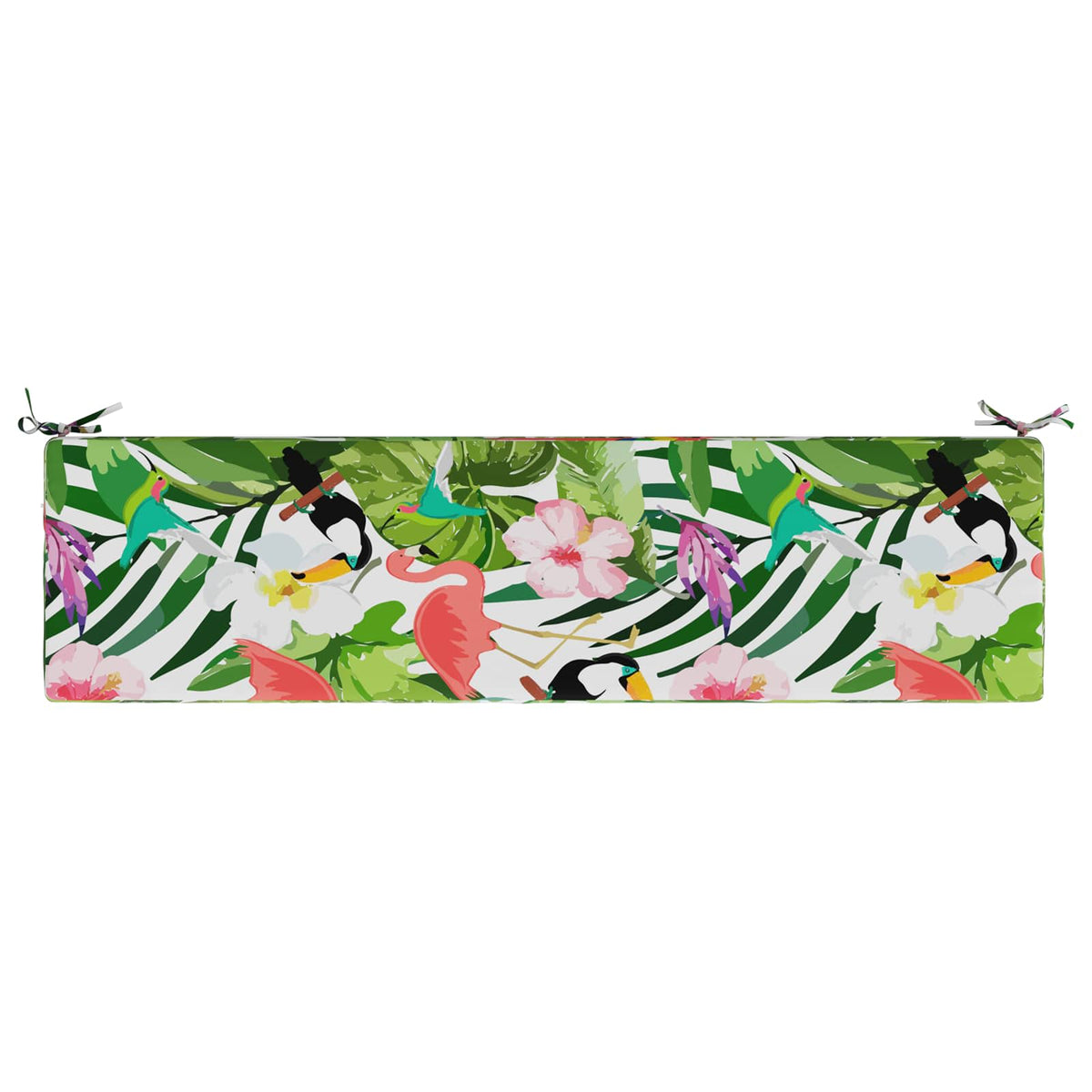 vidaXL 2-Piece Bench Cushions SOEST 2 pcs 100% Polyester Multicolour