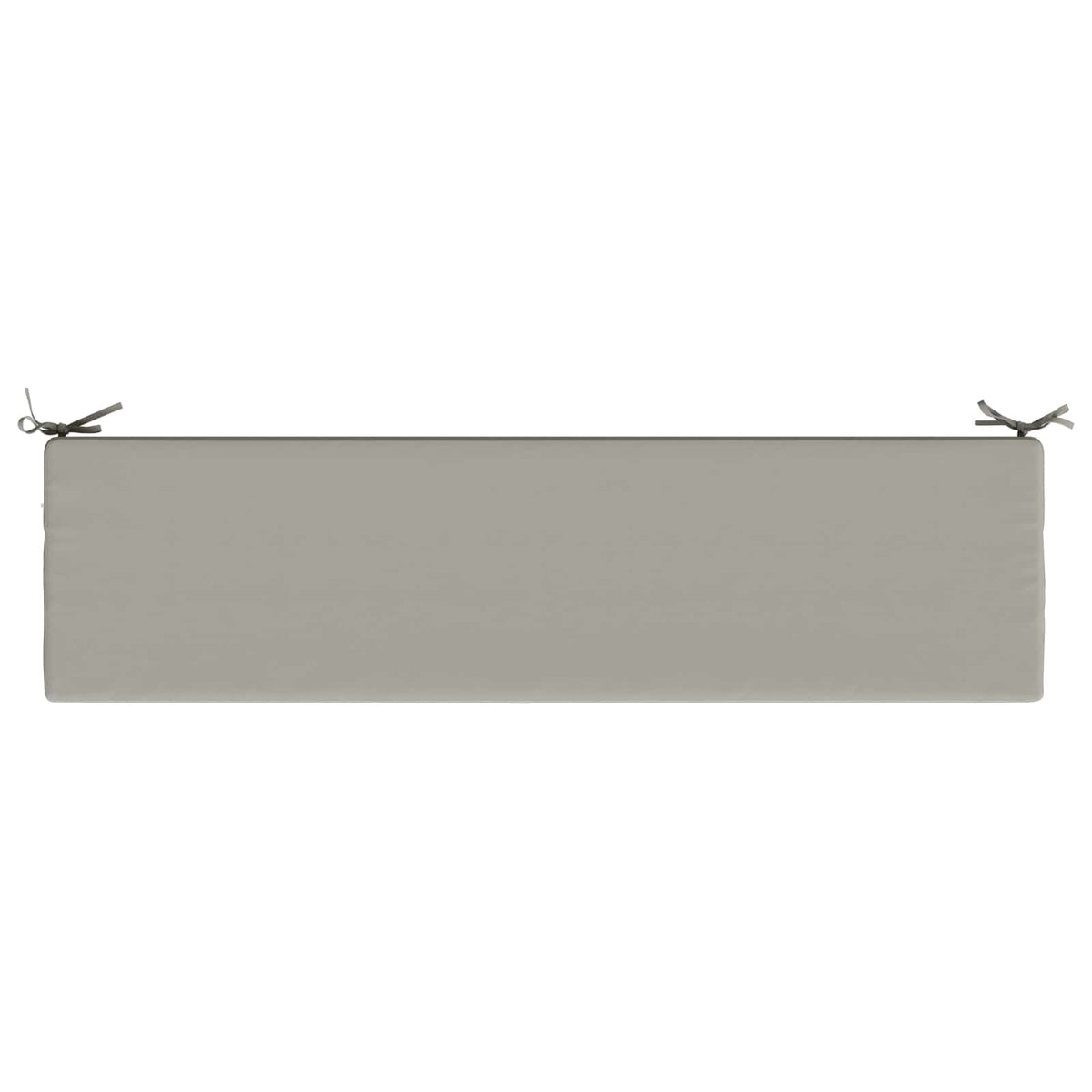 vidaXL Bench Cushion SOEST 100% Polyester Grey 160 x 40 x 8 cm