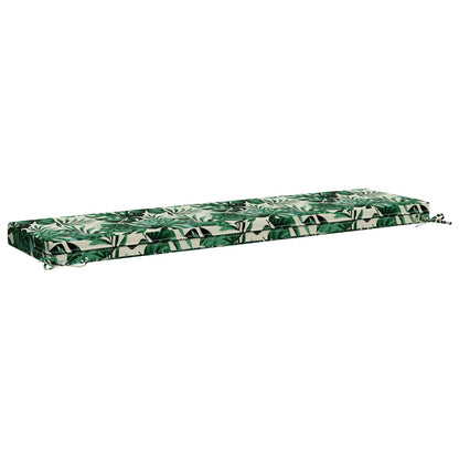 vidaXL 2-Piece Bench Cushions SOEST 2 pcs 100% Polyester Leaf Pattern
