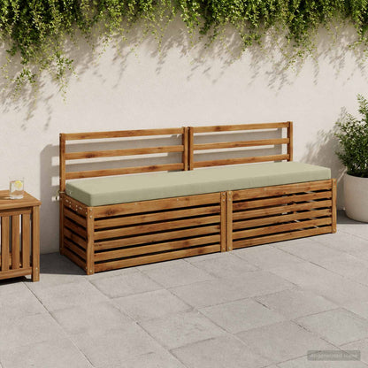 vidaXL Bench Cushion SOEST 100% Polyester Light Green 180 x 40 x 8 cm
