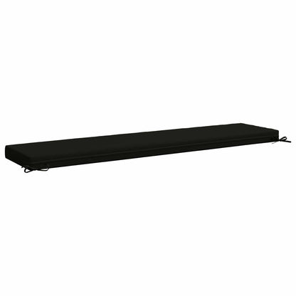 vidaXL 2-Piece Bench Cushions SOEST 2 pcs 100% Polyester Black
