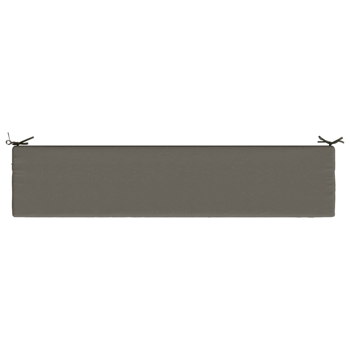 vidaXL Bench Cushion SOEST 100% Polyester Grey 170 x 40 x 8 cm