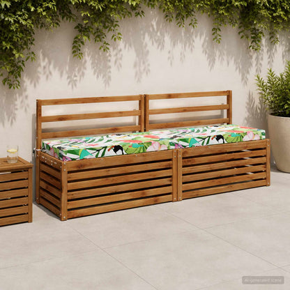 vidaXL 2-Piece Bench Cushions SOEST 2 pcs 100% Polyester Multicolour