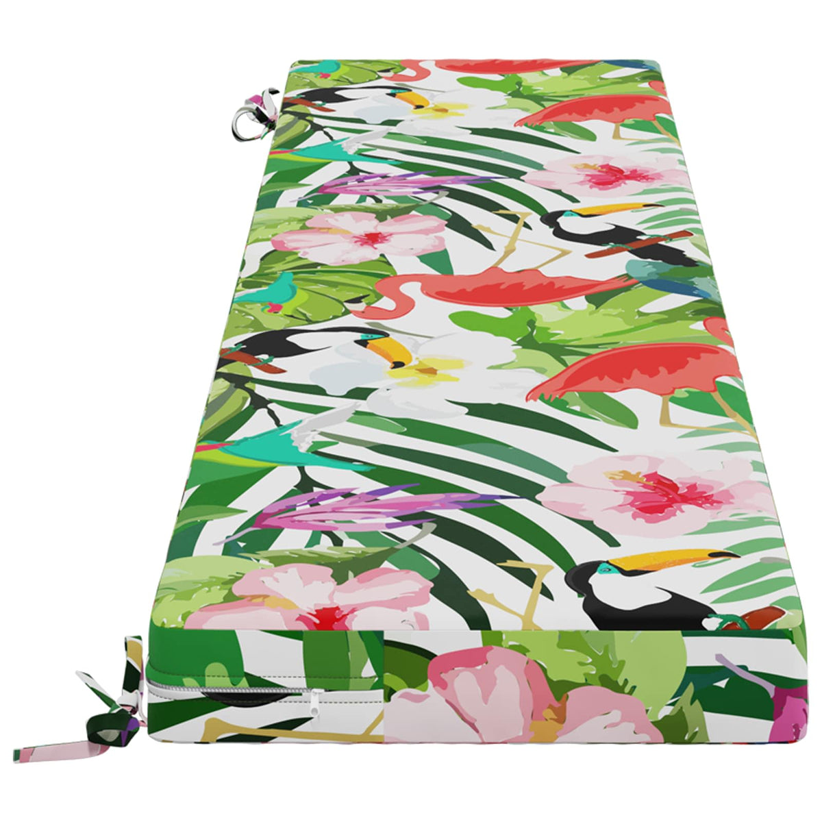 vidaXL Bench Cushion SOEST 100% Polyester Multicolour 170 x 40 x 8 cm
