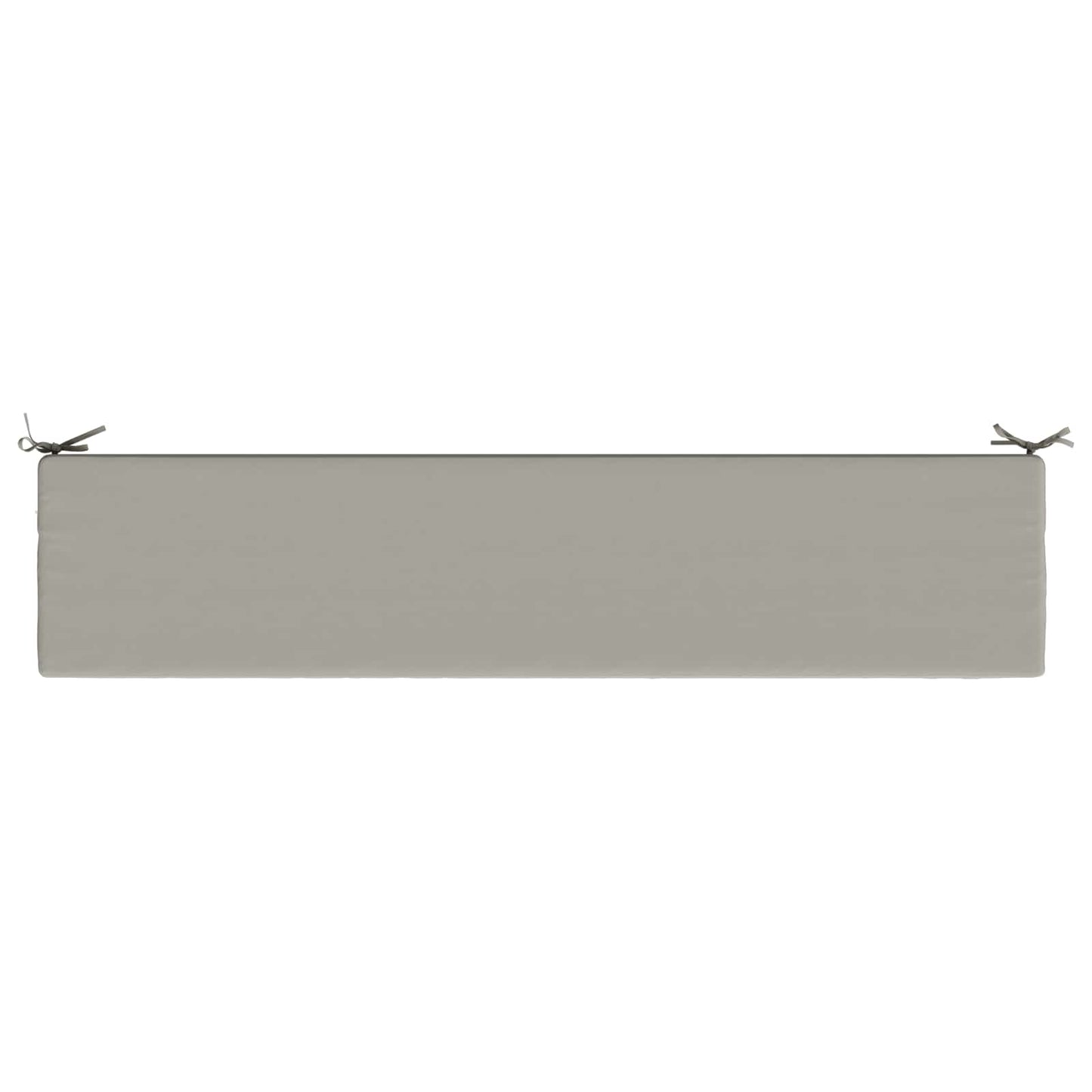 vidaXL 2-Piece Bench Cushions SOEST 2 pcs 100% Polyester Grey