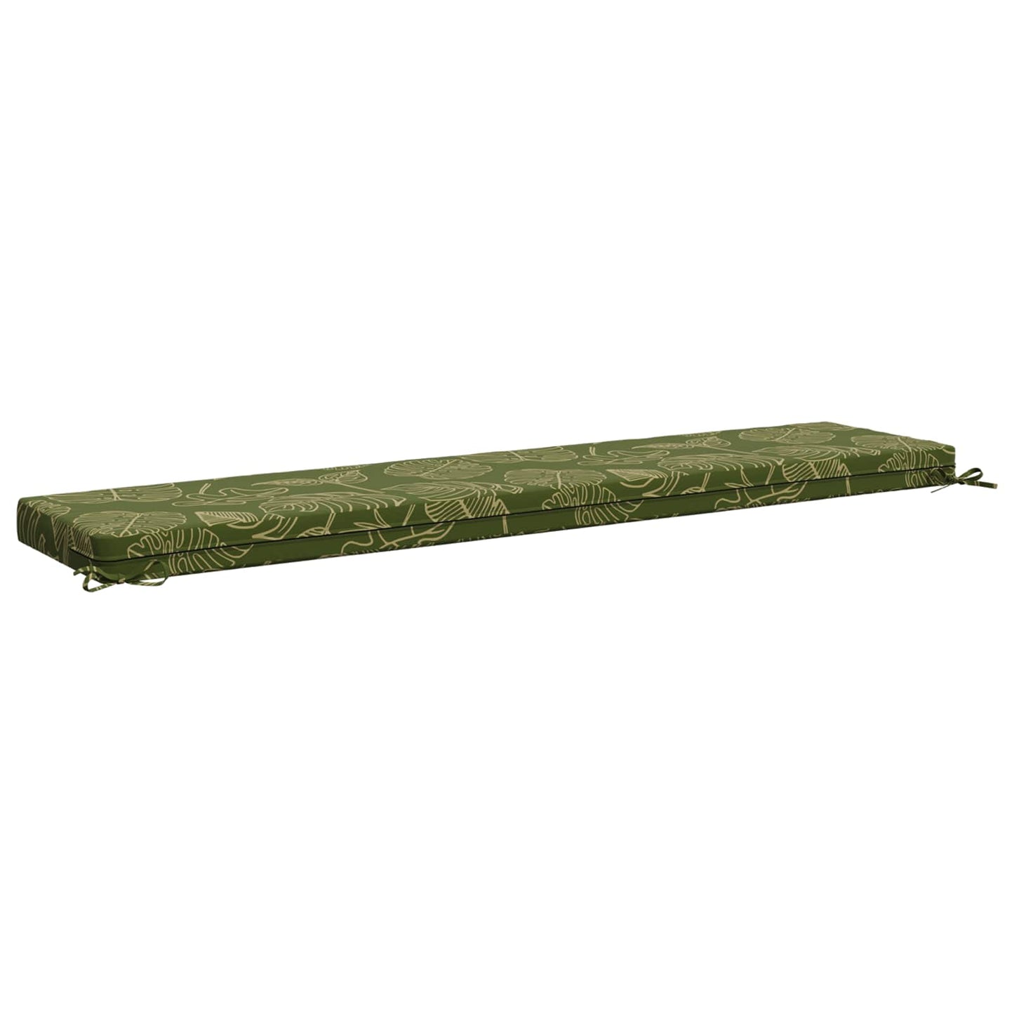 vidaXL 2-Piece Bench Cushions SOEST 2 pcs 100% Polyester Leaf Design