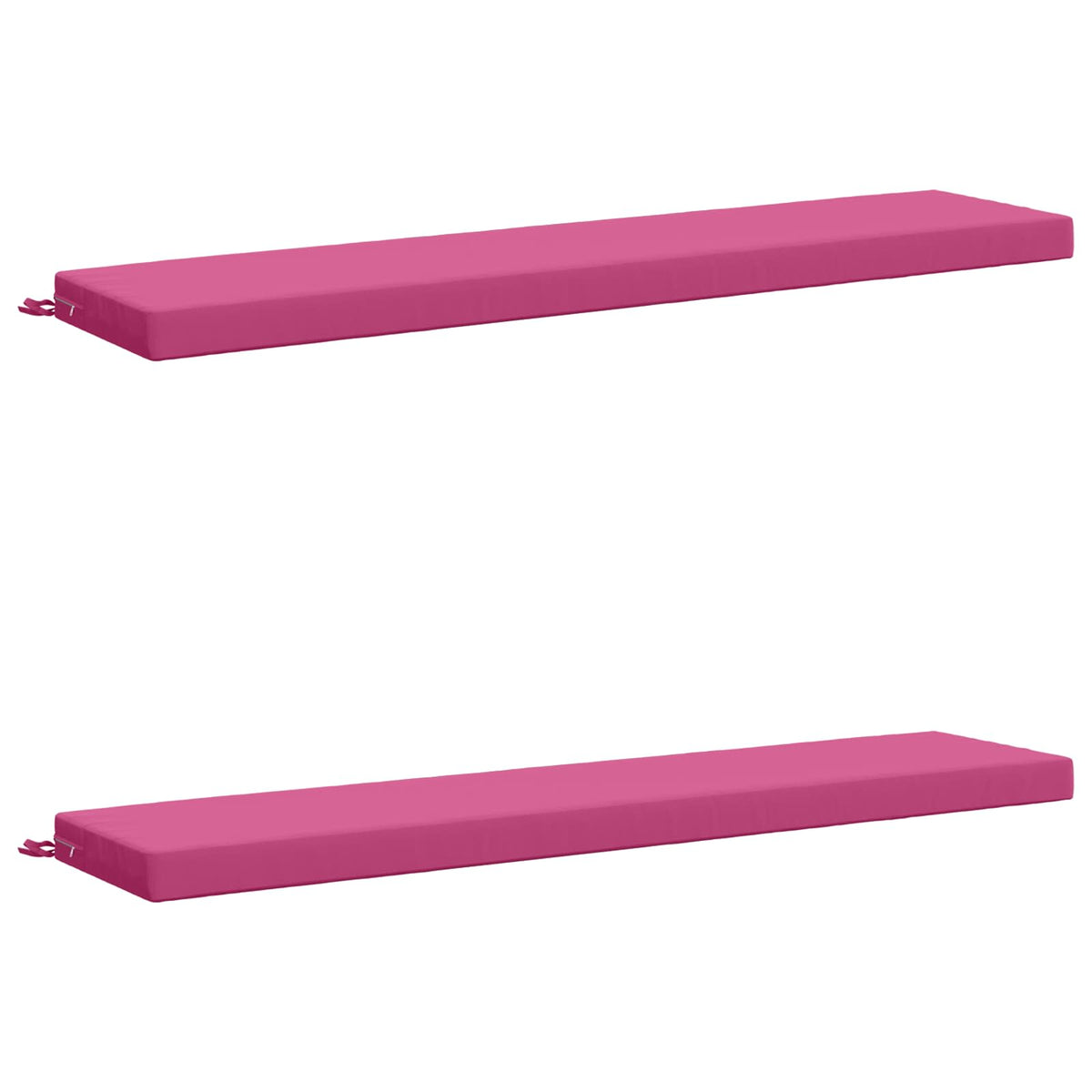 vidaXL 2-Piece Bench Cushions SOEST 2 pcs 100% Polyester Pink