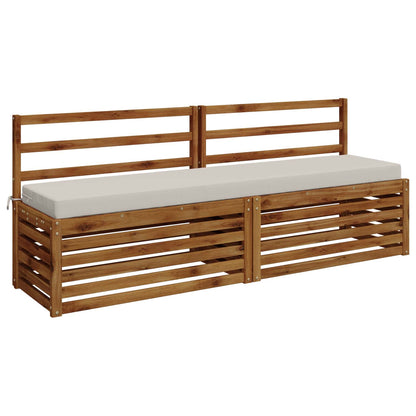 vidaXL Bench Cushion SOEST 100% Polyester White 180 x 40 x 8 cm