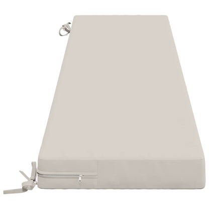 vidaXL 2-Piece Bench Cushions SOEST 2 pcs 100% Polyester White