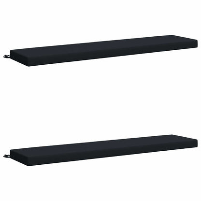 vidaXL 2-Piece Bench Cushions SOEST 2 pcs 100% Polyester Dark Blue