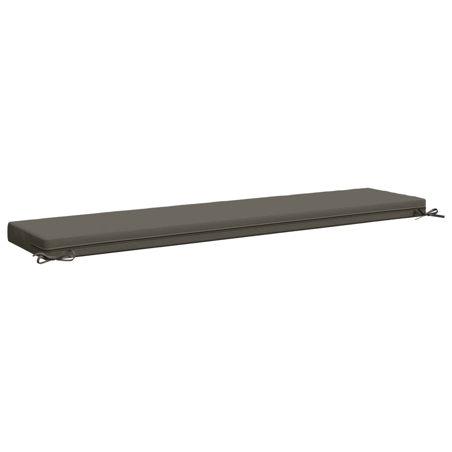vidaXL Bench Cushion SOEST 100% Polyester Grey 180 x 40 x 8 cm