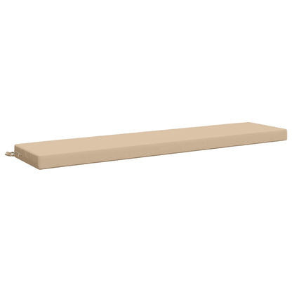 vidaXL Bench Cushion SOEST 100% Polyester Cream 180 x 40 x 8 cm