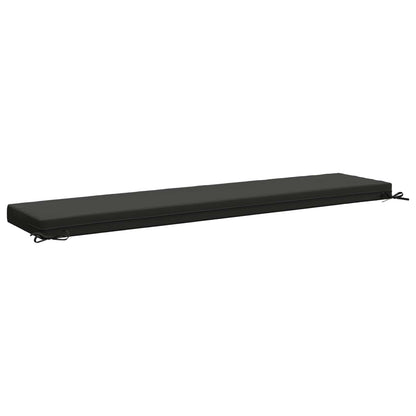 vidaXL 2-Piece Bench Cushions SOEST 2 pcs 100% Polyester Anthracite