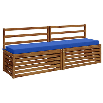 vidaXL Bench Cushion SOEST 100% Polyester Royal Blue 180 x 40 x 8 cm