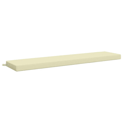 vidaXL 2-Piece Bench Cushions SOEST 2 pcs 100% Polyester Cream