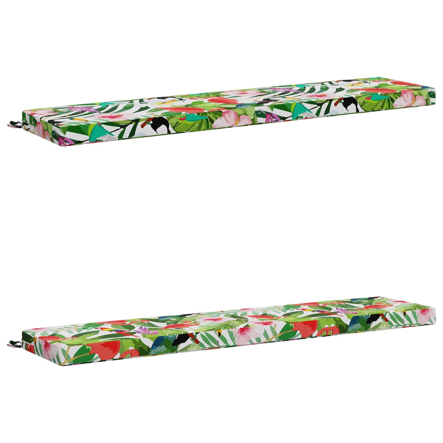 vidaXL 2-Piece Bench Cushions SOEST 2 pcs 100% Polyester Multicolour