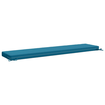 vidaXL Bench Cushion SOEST 100% Polyester Light Blue 180 x 40 x 8 cm
