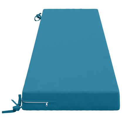 vidaXL Bench Cushion SOEST 100% Polyester Light Blue 180 x 40 x 8 cm