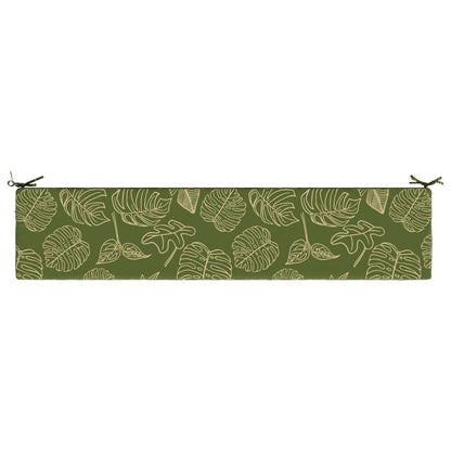 vidaXL 2-Piece Bench Cushions SOEST 2 pcs 100% Polyester Leaf Design