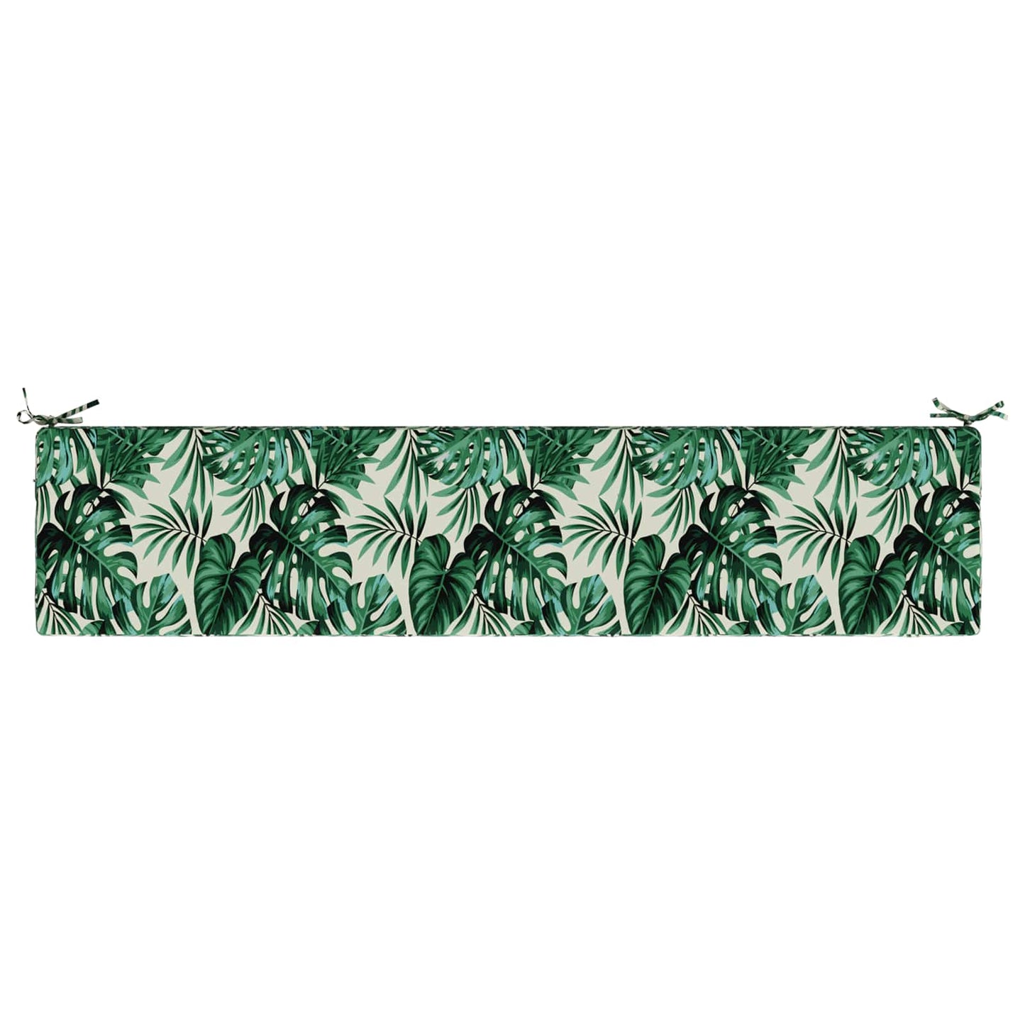 vidaXL Bench Cushion SOEST 100% Polyester Leaf Pattern 180 x 40 x 8 cm