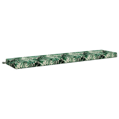 vidaXL 2-Piece Bench Cushions SOEST 2 pcs 100% Polyester Leaf Pattern