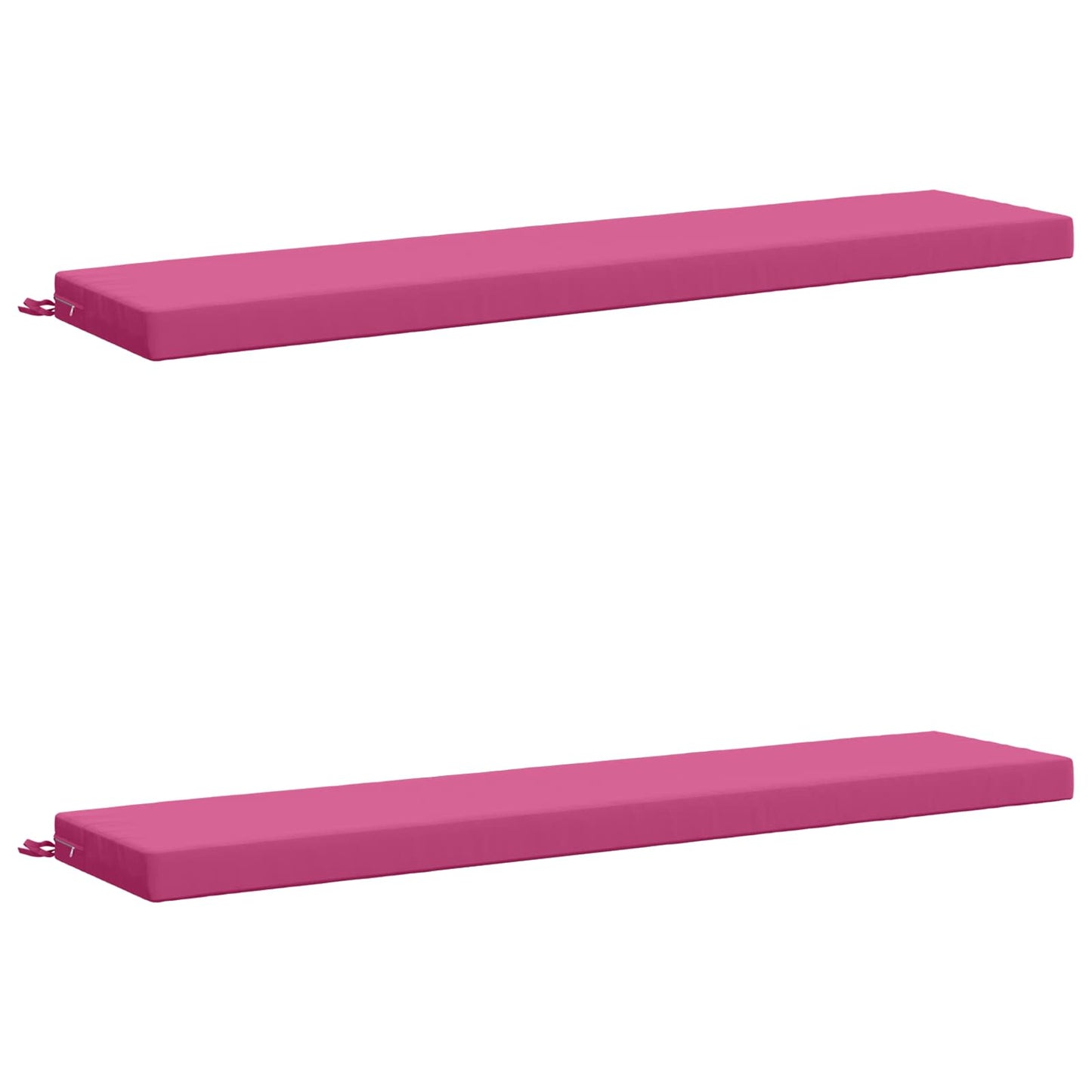 vidaXL 2-Piece Bench Cushions SOEST 2 pcs 100% Polyester Pink