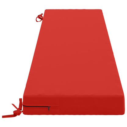 vidaXL 2-Piece Bench Cushions SOEST 2 pcs 100% Polyester Red