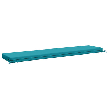 vidaXL 2-Piece Bench Cushions SOEST 2 pcs 100% Polyester Turquoise