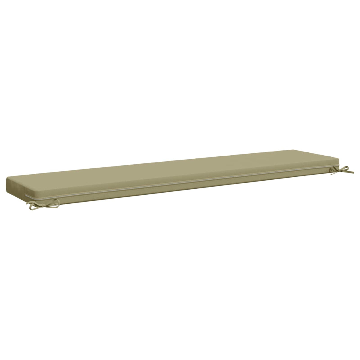 vidaXL 2-Piece Bench Cushions SOEST 2 pcs 100% Polyester Light Green