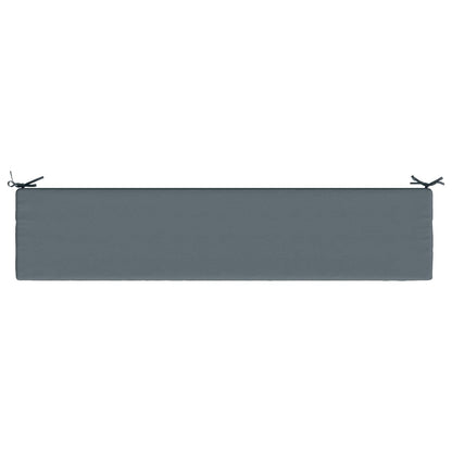 vidaXL Bench Cushion SOEST 100% Polyester Blue 200 x 40 x 8 cm