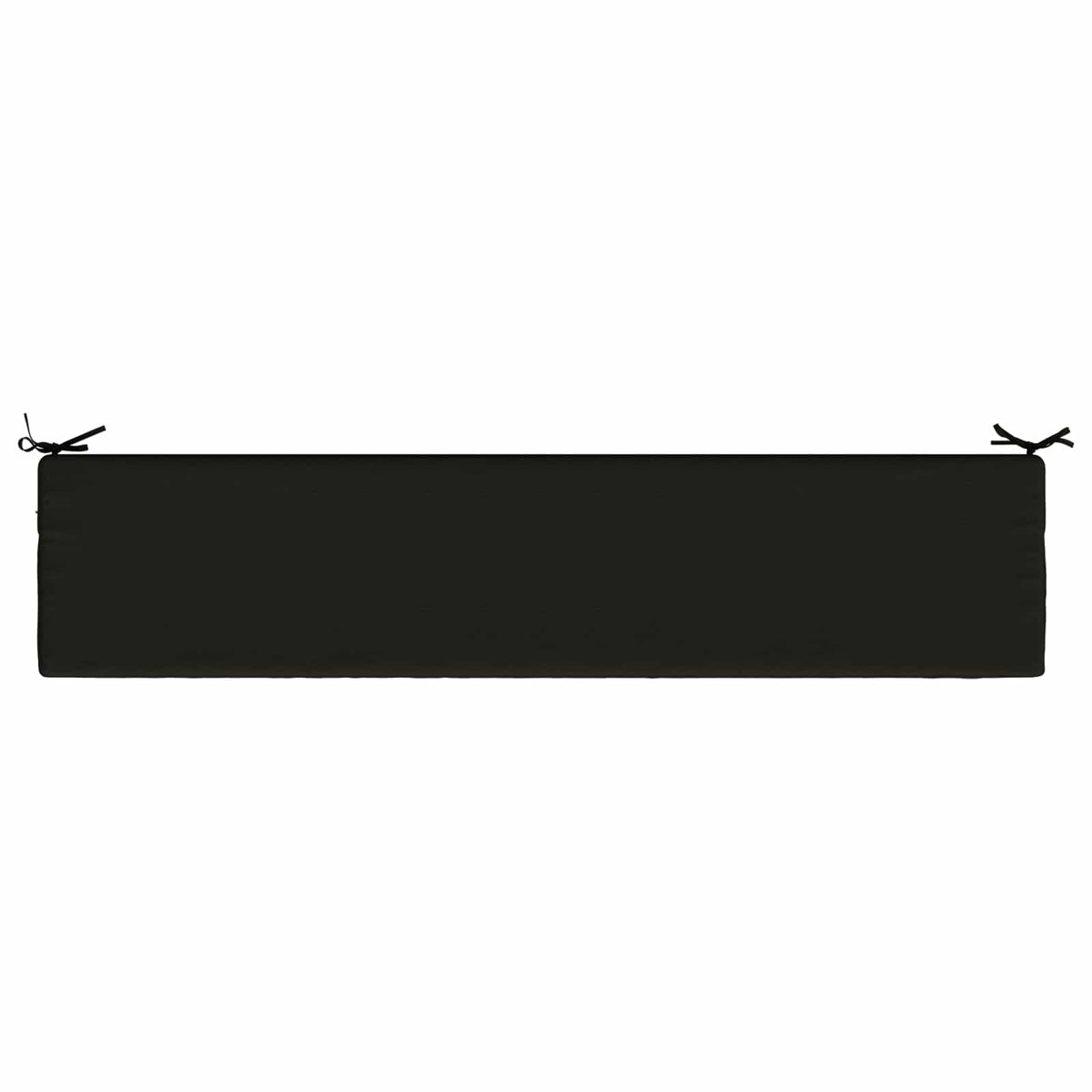 vidaXL 2-Piece Bench Cushions SOEST 2 pcs 100% Polyester Black