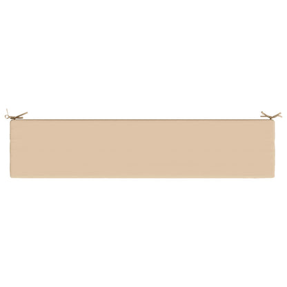 vidaXL 2-Piece Bench Cushions SOEST 2 pcs 100% Polyester Cream