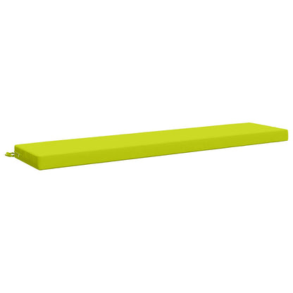 vidaXL Bench Cushion SOEST 100% Polyester Bright Green 200 x 40 x 8 cm