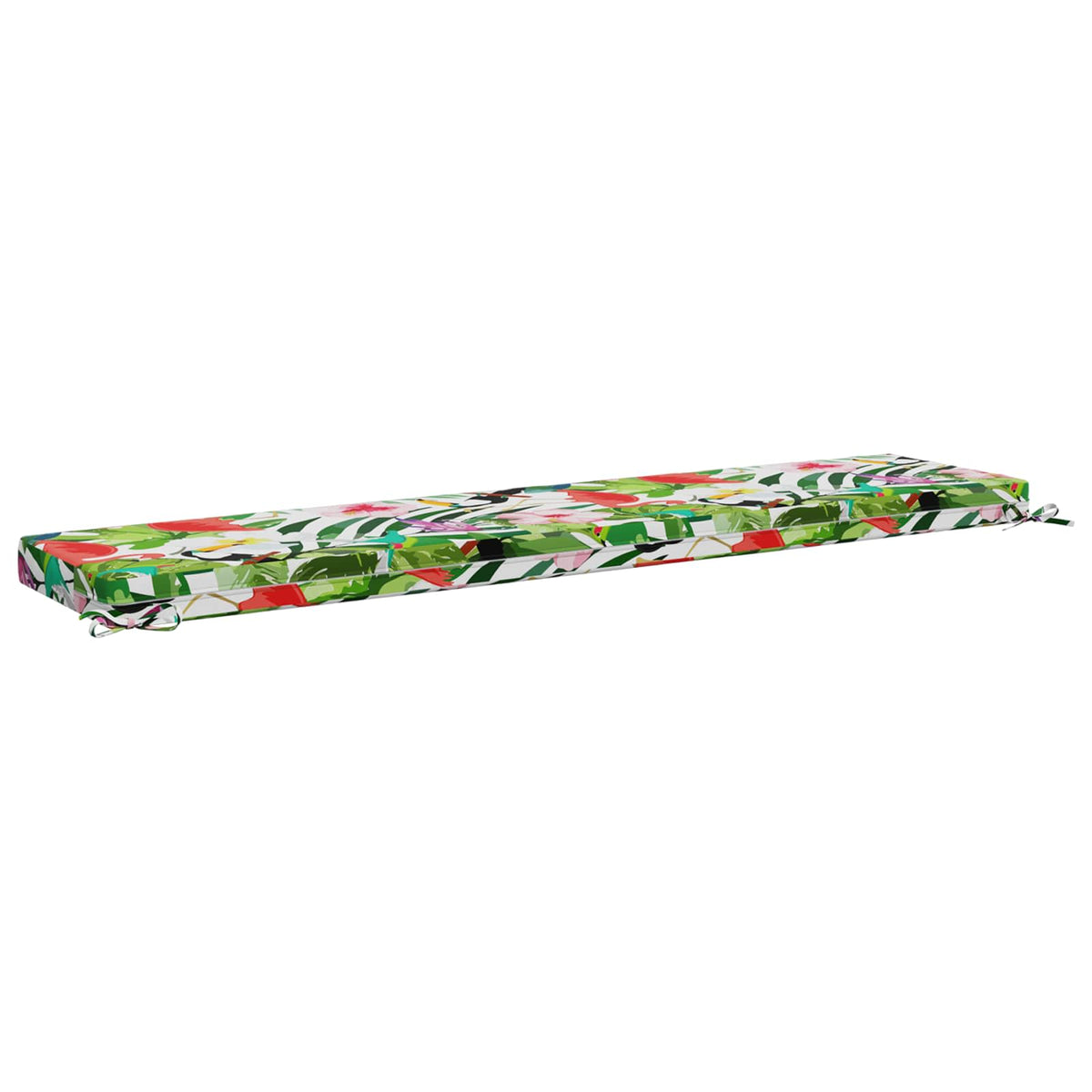vidaXL Bench Cushion SOEST 100% Polyester Multicolour 200 x 40 x 8 cm