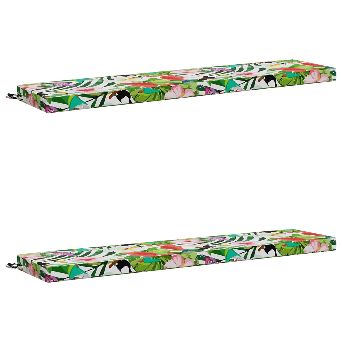 vidaXL Bench Cushions SOEST 2 pcs 100% Polyester Multicolour