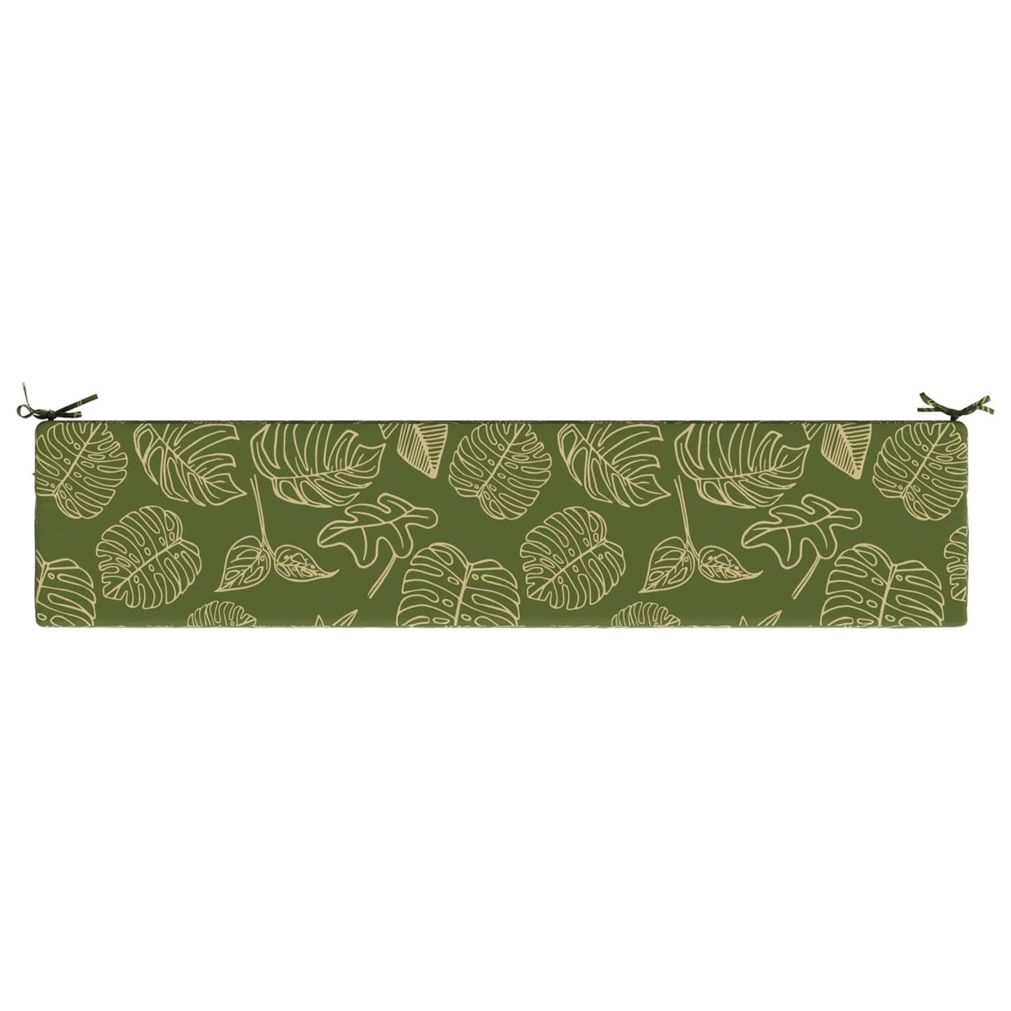 vidaXL 2-Piece Bench Cushions SOEST 2 pcs 100% Polyester Leaf Design