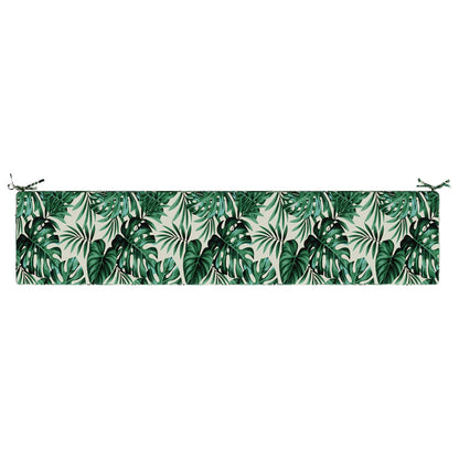 vidaXL 2-Piece Bench Cushions SOEST 2 pcs 100% Polyester Leaf Pattern