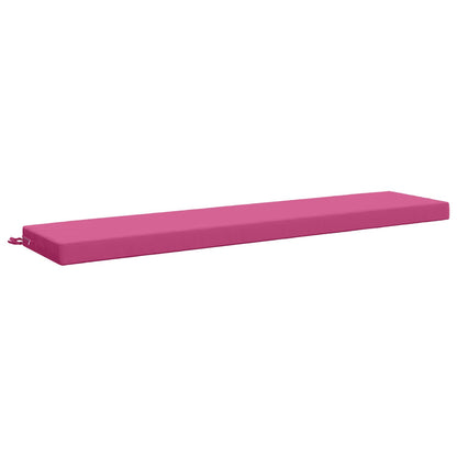 vidaXL Bench Cushion SOEST 100% Polyester Pink 200 x 40 x 8 cm