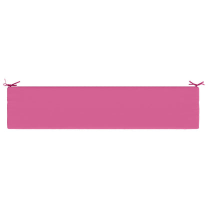 vidaXL Bench Cushion SOEST 100% Polyester Pink 200 x 40 x 8 cm