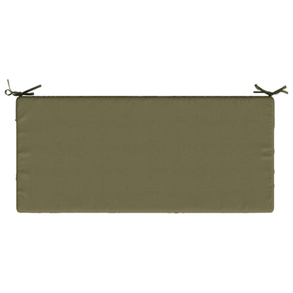 vidaXL 2-Piece Bench Cushions SOEST 2 pcs 100% Polyester Olive Green