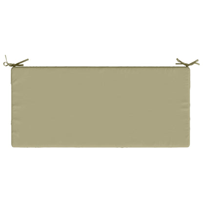 vidaXL Bench Cushion SOEST 100% Polyester Light Green 110 x 50 x 8 cm