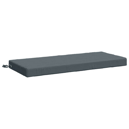 vidaXL Bench Cushion SOEST 100% Polyester Blue 110 x 50 x 8 cm