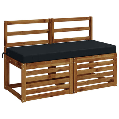vidaXL Bench Cushion SOEST 100% Polyester Dark Blue 110 x 50 x 8 cm