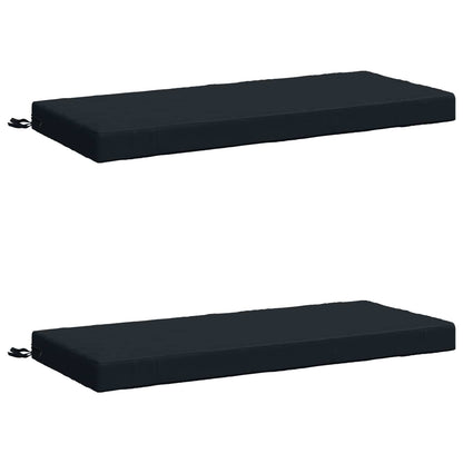 vidaXL 2-Piece Bench Cushions SOEST 2 pcs 100% Polyester Dark Blue